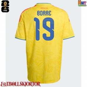 Colombia Rafael Santos Borre #19 Hemmatröja VM 2026 Kortärmad